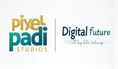 Pixel Padi Studios and Digital Future Initiative logos signifying partnership